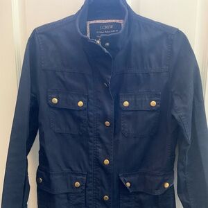 Navy Cotton Field Jacket